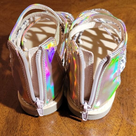 NEW SEYCHELLES ANTHROPOLOGIE BRAND KAMI BACK ZIPPER CLOSURE OPEN TOE SANDAL - Picture 8 of 14